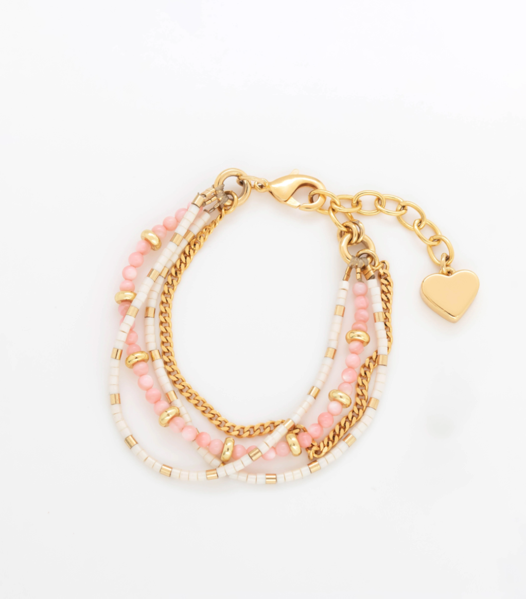 Pulsera Broche Corazón