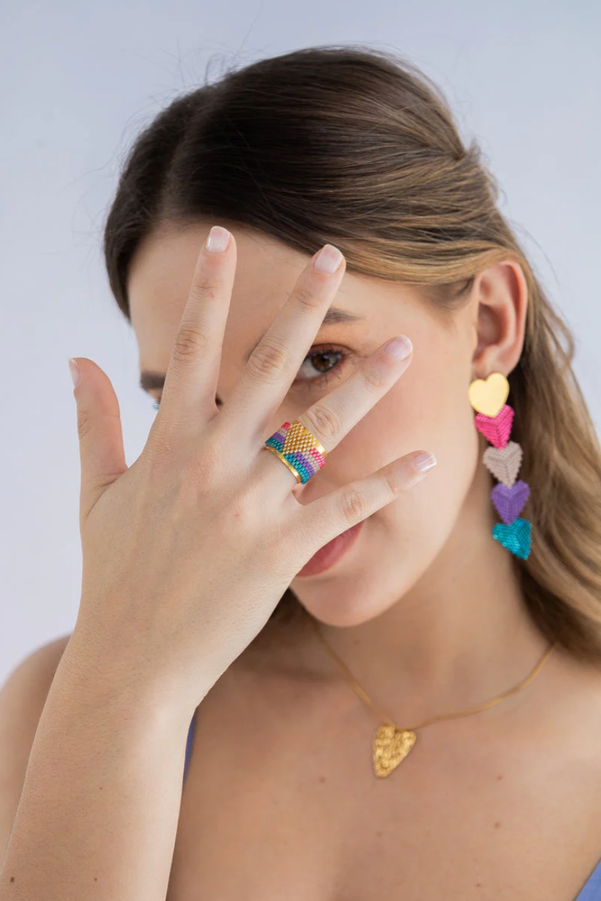 ANILLO CORAZÓN INFINITO