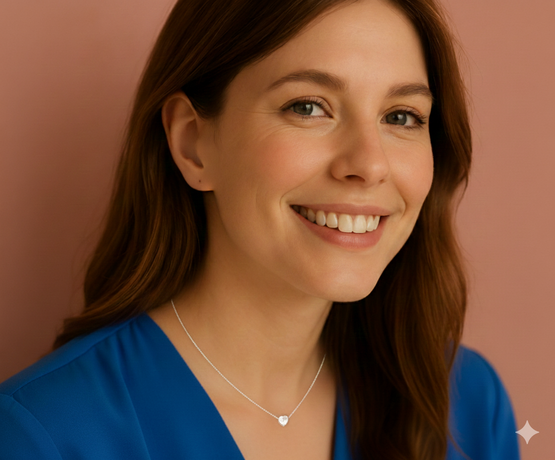 Choker Corazón Punto de Luz Plata 925