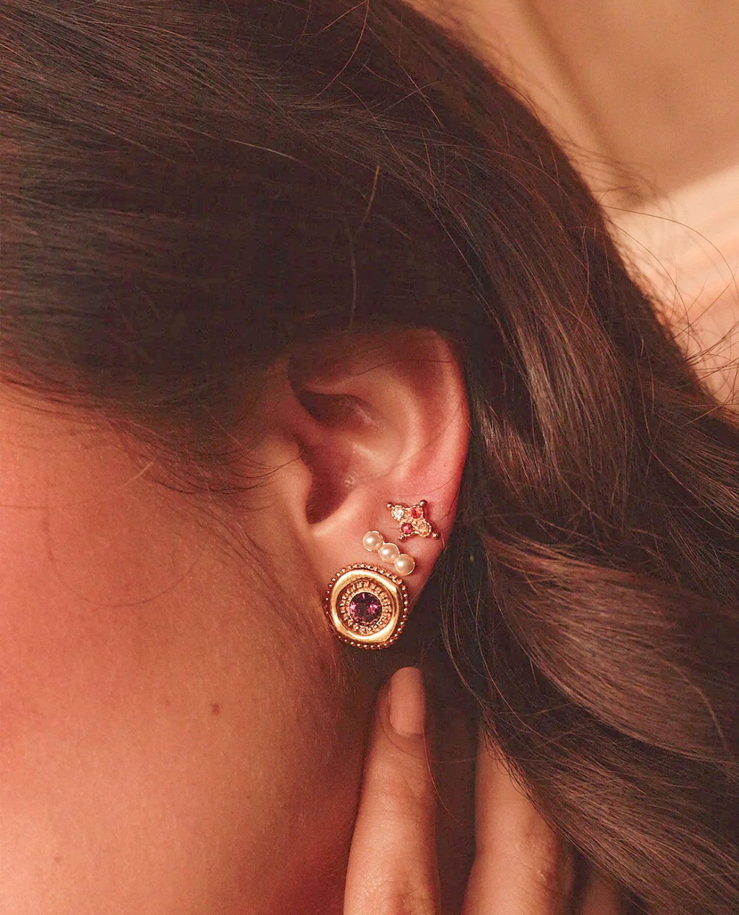 MINI ARO ESTRELLA FUGAZ GOLD