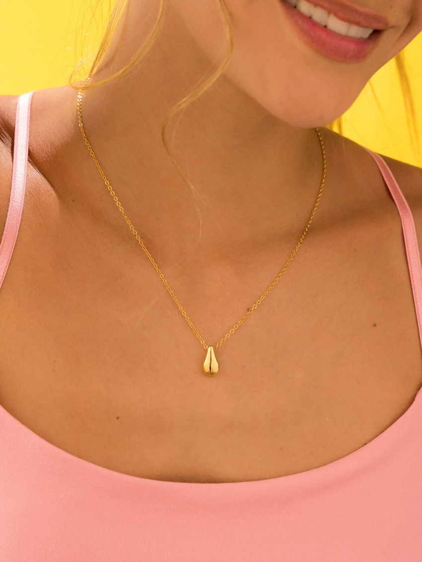 Set Aros y Collar Mini Gotitas