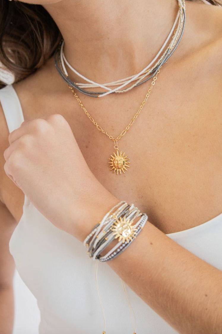 Collar Gris Sol
