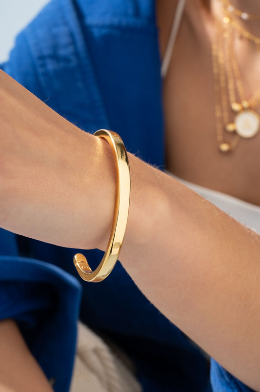 BRAZALETE SHAPES BAÑO DE ORO