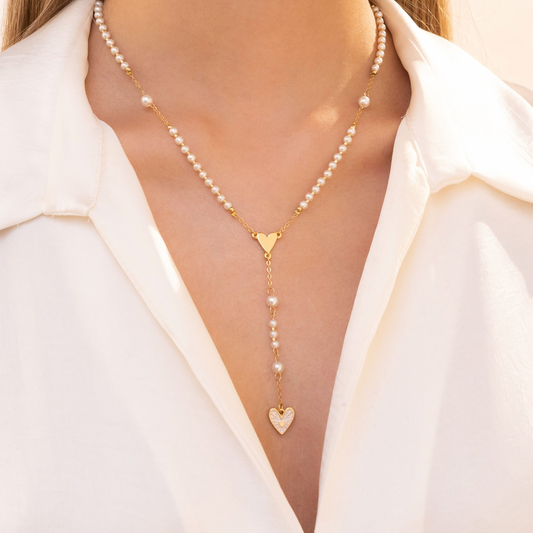 COLLAR ROSARIO FE EN TI + AROS
