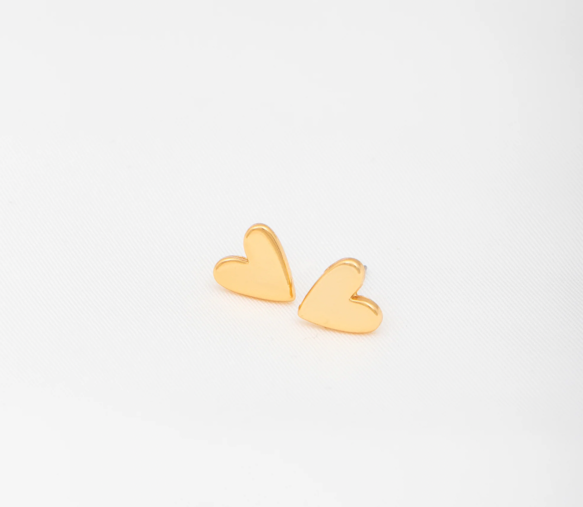 Mini Aros Corazón Gold