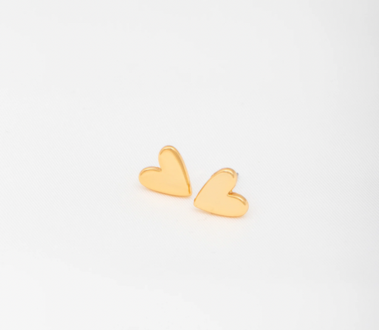 Mini Aros Corazón Gold