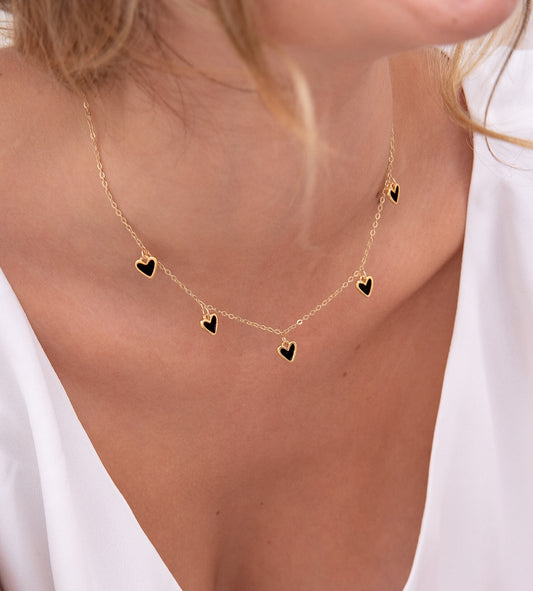 CADENA ALL YOU NEED IS LOVE BLACK