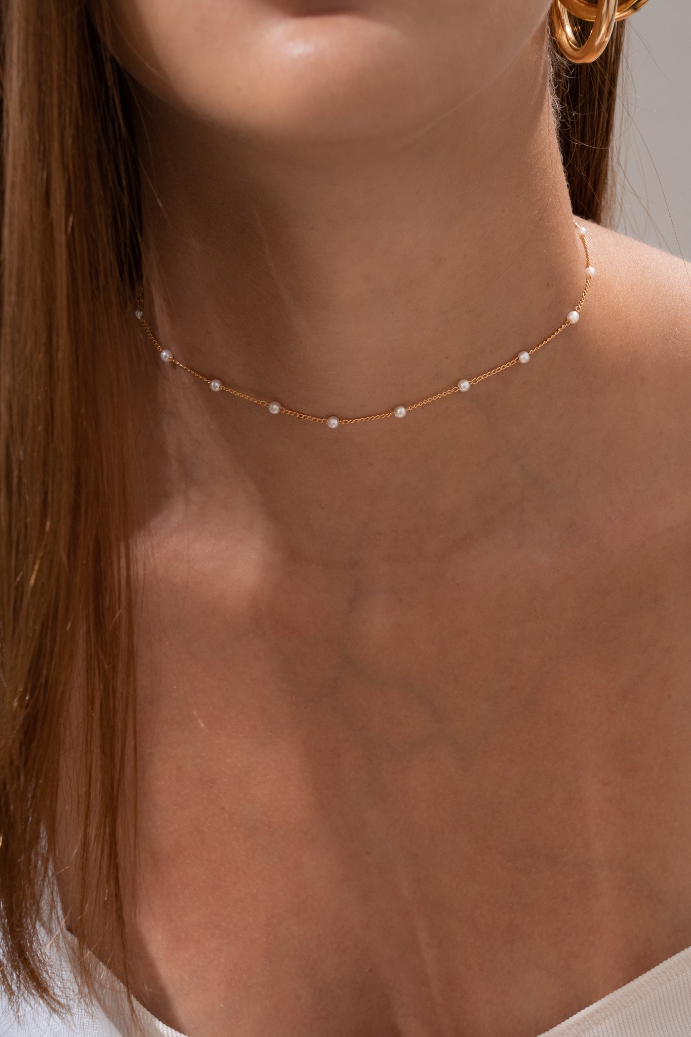 CHOKER PERLAS